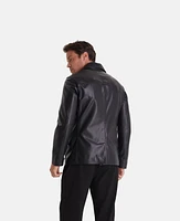Furniq Uk Men's Safari Jacket, Black