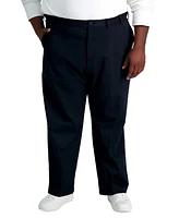 Haggar Men's Big & Tall Iron Free Premium Khaki Classic-Fit Flat Front Pant