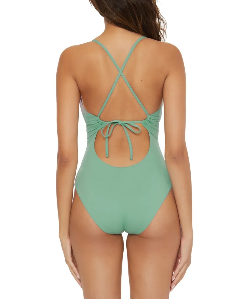 Becca Women's Color Code U-Wire One-Piece Swimsuit