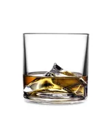 Liiton Mount Everest Whiskey Glasses, Set of 4