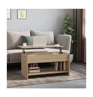 Coffee Table Sonoma Oak 40.2"x19.7"x20.7" Engineered Wood