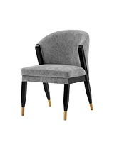 Manhattan Comfort Ola 21.46" Wide Boucle Upholstered Dining Chair