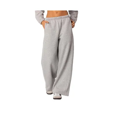 Edikted Women's Autumn Sweatpants - Gray