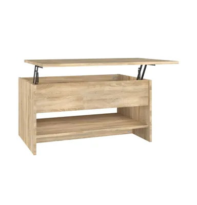 Coffee Table Sonoma Oak 31.5"x19.7"x15.7" Engineered Wood