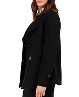 Belle & Bloom Women's Forget You Military Peacoat