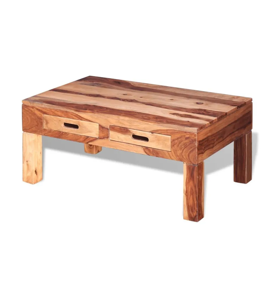 Coffee Table Solid Sheesham Wood