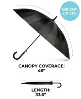 Totes 24 Rib Rainbow Auto-Open Stick Umbrella