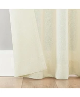 Hathaway Twist Tab Semi-Sheer Top Curtain Panel