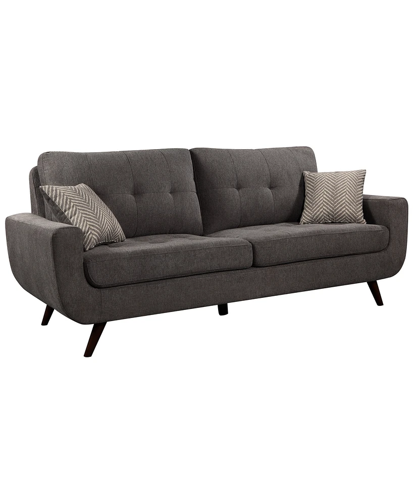 Paige 85.8" Stain-Resistant Fabric Sofa