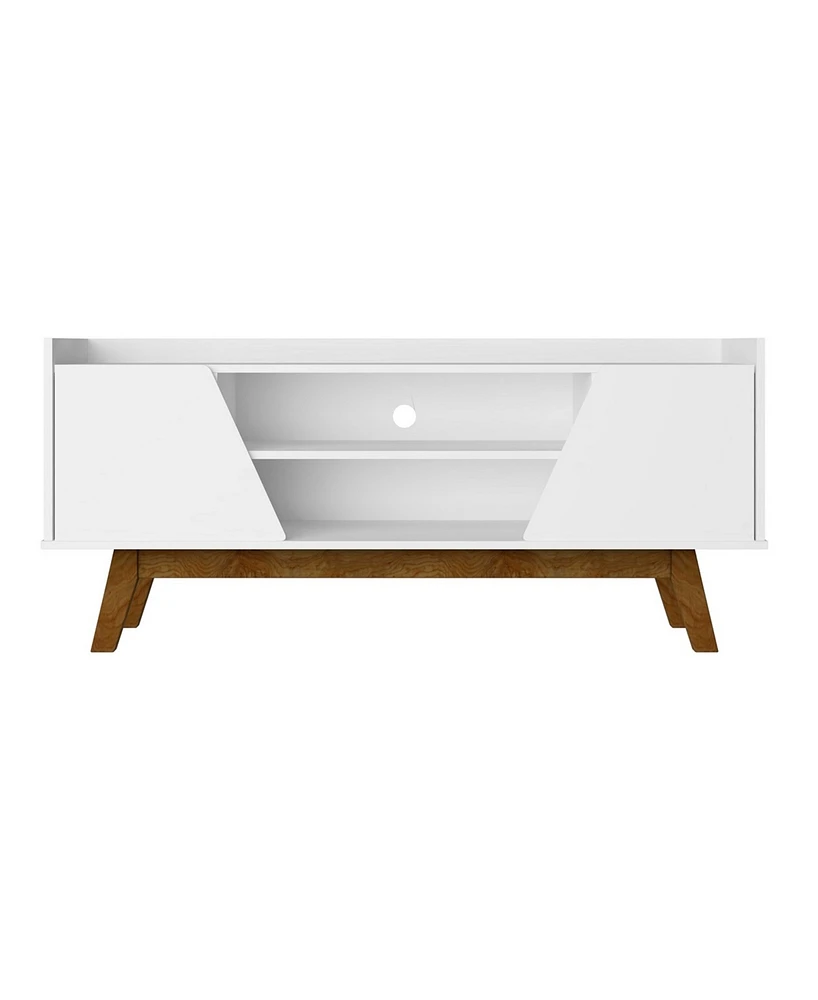 Manhattan Comfort Marcus 53.14" Medium Density Fiberboard 4-Shelf Tv Stand