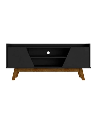 Manhattan Comfort Marcus 53.14" Medium Density Fiberboard 4-Shelf Tv Stand