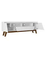 Manhattan Comfort Marcus 70.86" Medium Density Fiberboard 4-Shelf Tv Stand