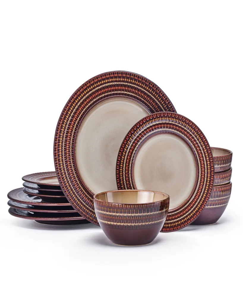 Pfaltzgraff Skylar 12-Pc Dinnerware Set, Service for 4