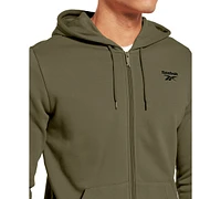 Reebok Men's Identity Fleece Chest Logo Full-Zip Hoodie