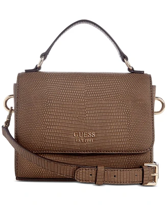 Guess Lyndi Mini Top Handle Flap Crossbody