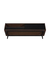Manhattan Comfort Duane 59.25" Medium Density Fibreboard Ribbed Tv Stand