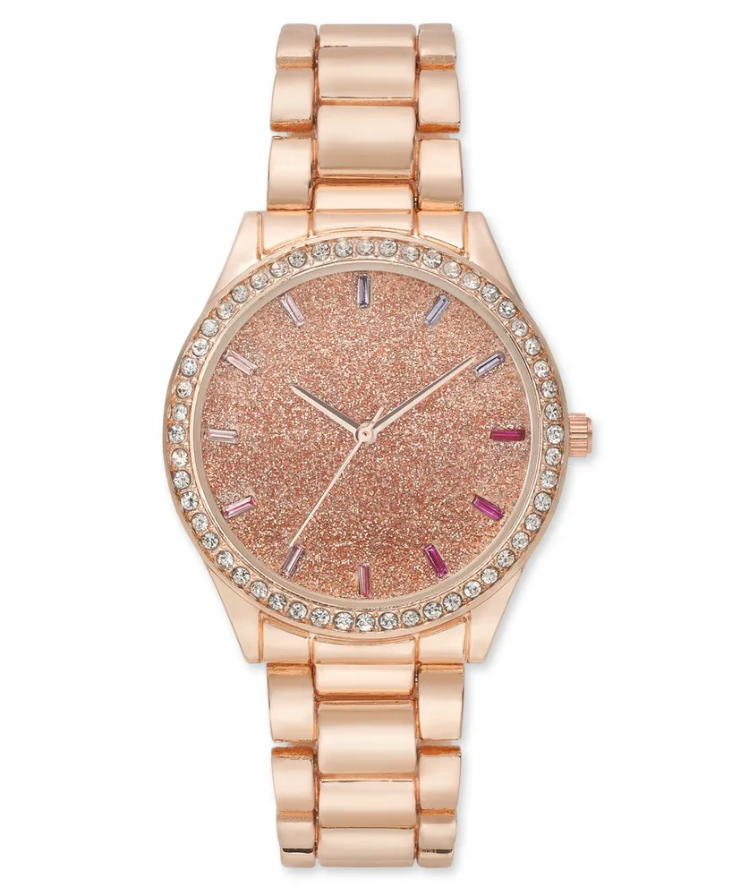 I.n.c. International Concepts Women's Gold-Tone Bracelet Watch 36mm, Created for Macy's