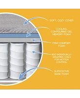 Closeout! Simmons Deep Sleep 11" Firm Hybrid Mattress