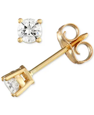 Diamond Screw Back Stud Earrings (1/2 ct. t.w.) in 14k Gold