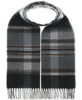 V. Fraas Men's Plaid Scarf