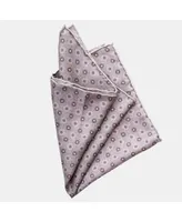 Elizabetta Men's Pascal - Large Silk Pocket Square for Men