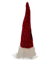 Northlight 11.5" Knitted 'I Heart You' Hat Led Lighted Gnome Valentine's Day Figure