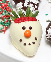 Chocolate Covered Company Holiday Winter Wonderland Belgian Chocolate Covered Strawberries