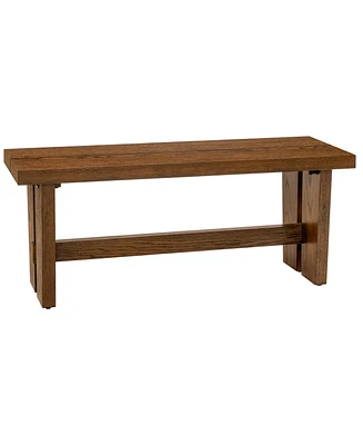 Ink+Ivy 45" Frank Wide Wood Dining Bench