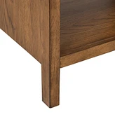 Ink+Ivy 23.75" Sunset Cliff Wide 1-Drawer Wood Nightstand with Shelf