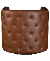 Madison Park Capstone Swivel Tufted Chair