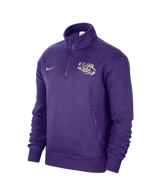 Nike Men's Nike Purple Lsu Tigers Campus Athletic Department Quarter-Zip  Sweatshirt