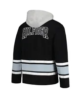 Men's Tommy Hilfiger Black Las Vegas Raiders Ivan Fashion Pullover Hoodie