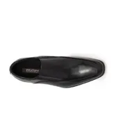 Rush Gordon Men's Men s Jackson Dress Leather Double Gore Slip-On Venetian Loafer