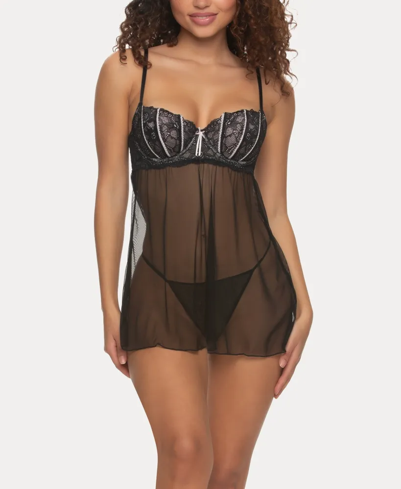 Babydoll in Mesh and Lace