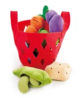 Hape Toddler Vegetable Basket Kitchen Food Playset