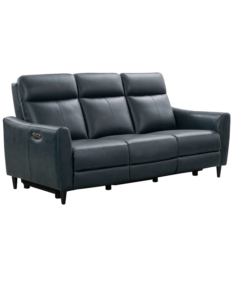 Tanya 86" Leather Power Reclining Sofa with Power Headrest