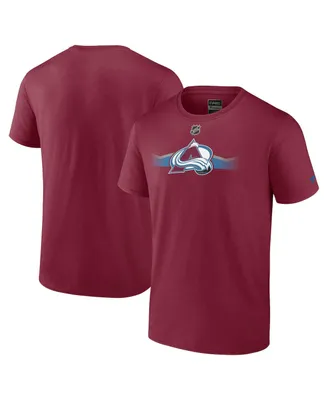 Men's Fanatics Burgundy Colorado Avalanche Authentic Pro Secondary Replen T-shirt