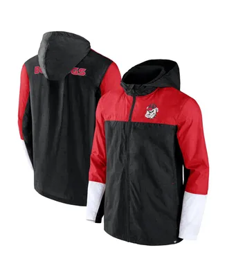 Men's Fanatics Black, Red Georgia Bulldogs Game Day Ready Full-Zip Jacket