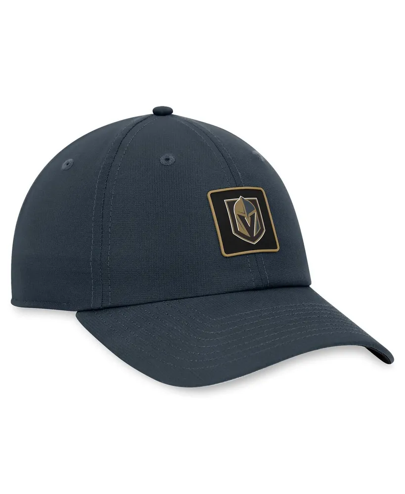 Men's Fanatics Gray Vegas Golden Knights Authentic Pro Rink Adjustable Hat