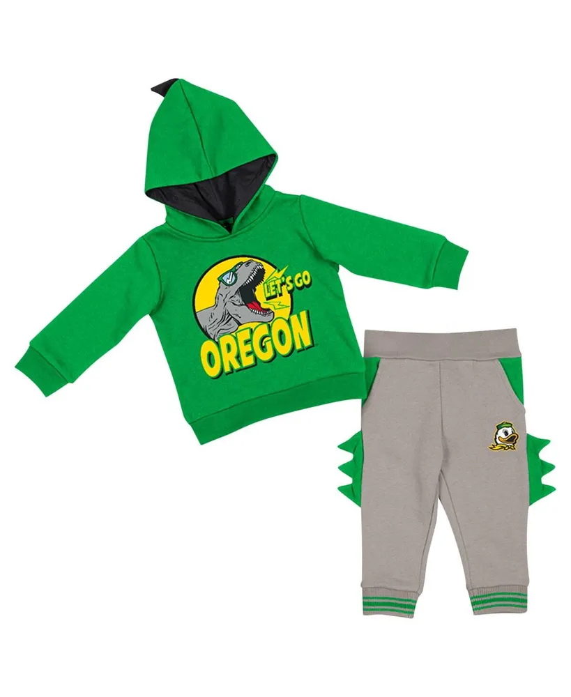 Men's Colosseum Green Oregon Ducks Fleece Pants