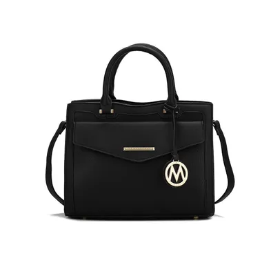 Mkf Collection Alyssa Multi Compartment Satchel by Mia k