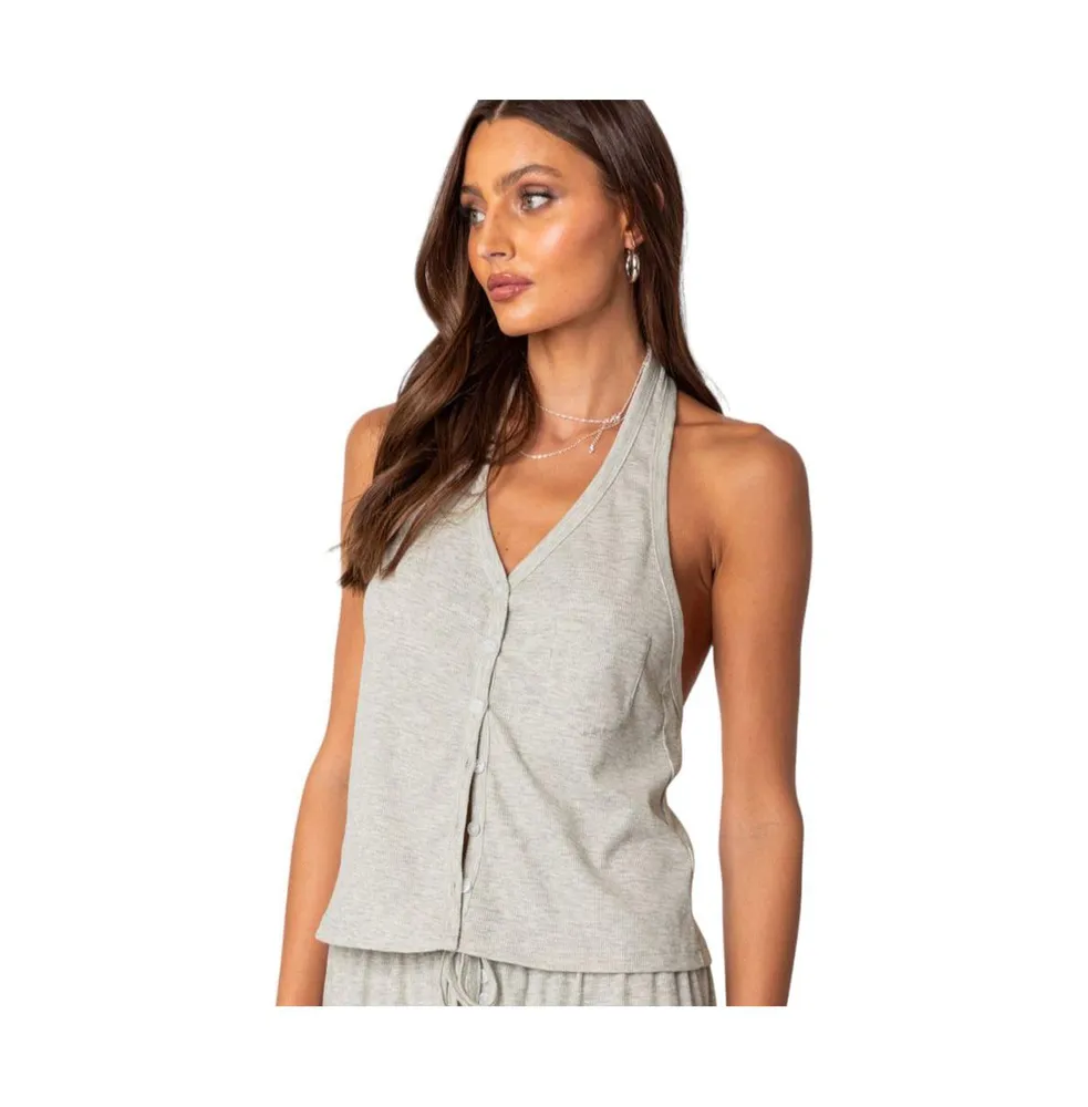 Ambrielle Womens Sleeveless V Neck Pajama Top - JCPenney