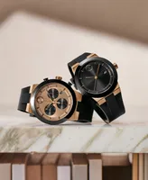 Movado Men's Swiss Chronograph Bold Black Silicone Strap Watch 44mm