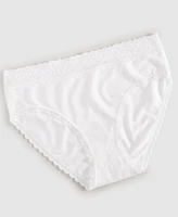 State of Day Women's Cotton Blend Lace-Trim Hipster Underwear, Created for Macy's