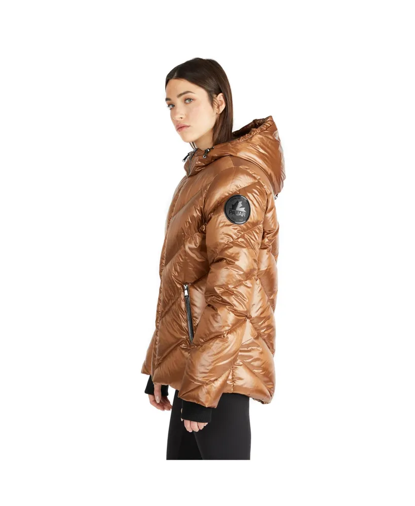 Pajar Women's Nelli Short Puffer Jacket with Fixed Hood