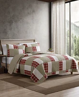 Eddie Bauer Camano Island Plaid Quilt Set, King, 3 Piece