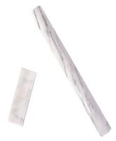 Artifacts Trading Company 12" Straight Marble Rolling Pin with Stand, 11" x 1"