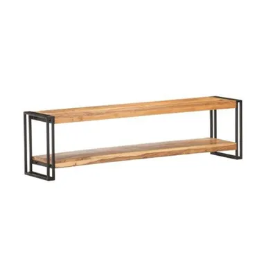 Tv Stand 59.1"x11.8"x15.7" Solid Wood Acacia