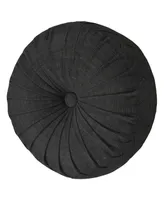 J Queen New York Michalina Tufted Round Decorative Pillow, 15"