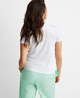 State of Day Women's Cotton Blend Short-Sleeve Sleep Tee Xs-3X